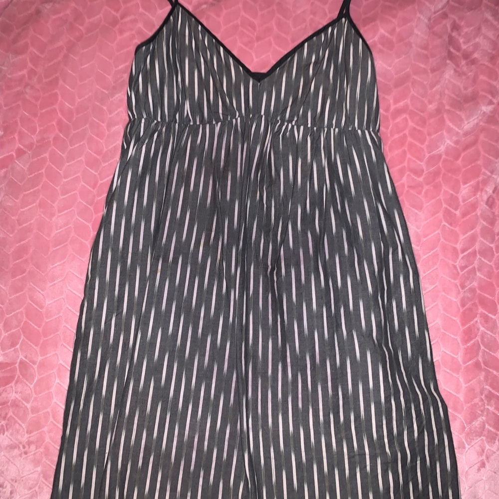 Converse Black and White Striped Dress